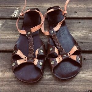 Sundance catalog Matisse brown leather sandals 8.5